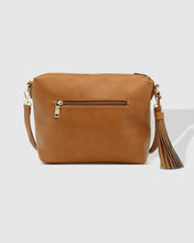 Load image into Gallery viewer, Louenhide Kasey Tan Stripe Strap Crossbody Bag
