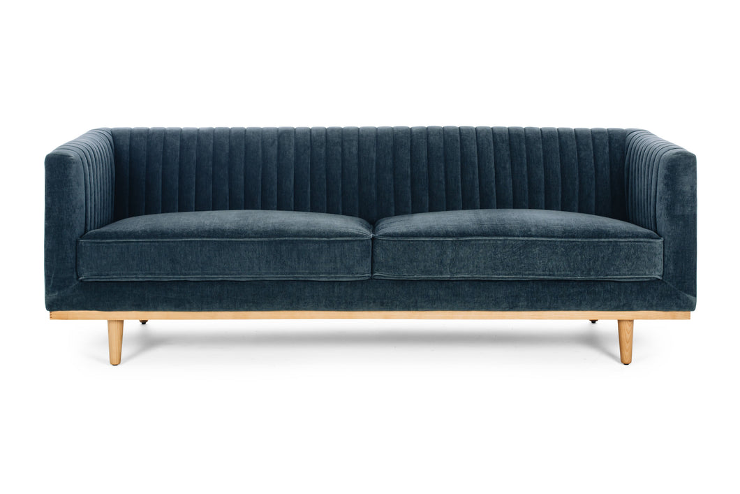 Madison 3 Seater Sofa - Blue Strata