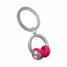 Load image into Gallery viewer, Metalmorphose Keychain - Headphones - Pink
