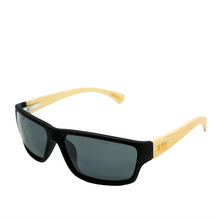 Load image into Gallery viewer, Moana Road - Sunglasses - Tradies - Black with Wood Arms
