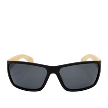 Load image into Gallery viewer, Moana Road - Sunglasses - Tradies - Black with Wood Arms
