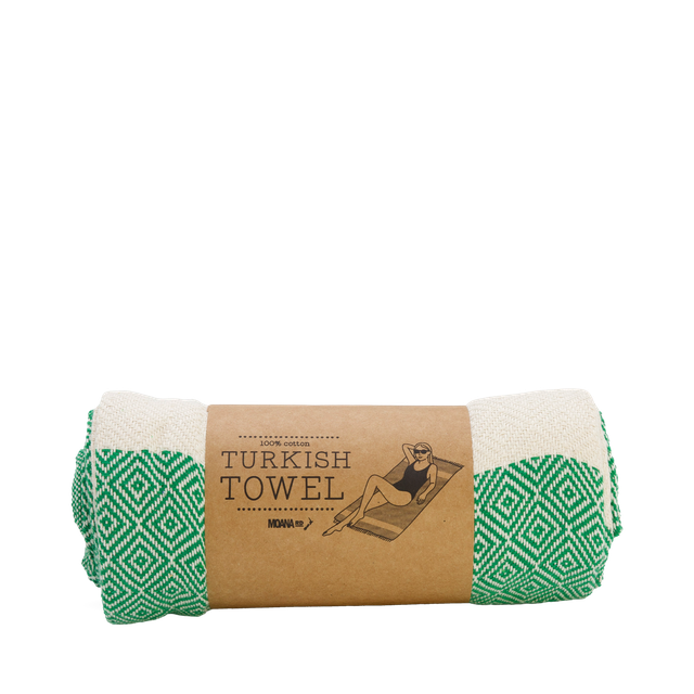 Moana Road - Turkish Towel - Green