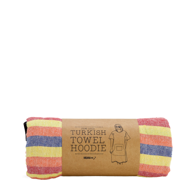 Moana Road - Turkish Towel Hoodie - Multicolour