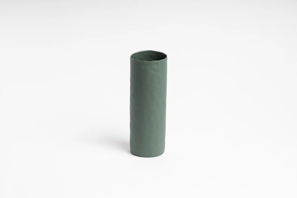 Ned Collections Bernie Vase - Forest Green