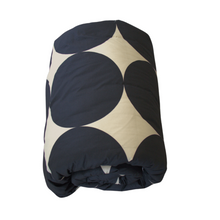 Load image into Gallery viewer, Patterson Rose - Eclipse Oatmeal &amp; Black Duvet Cover Set - Queen
