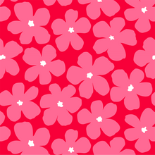 Load image into Gallery viewer, Patterson Rose - Ruby Red &amp; Pink Flower Duvet Cover Set - Queen
