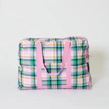 Load image into Gallery viewer, Project Ten - Plaid Overnight Bag
