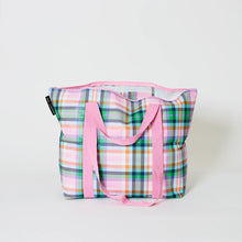 Load image into Gallery viewer, Project Ten - Plaid Zip Medium Tote
