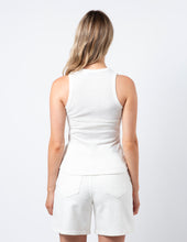 Load image into Gallery viewer, Stella + Gemma Sage Tank - White
