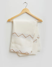 Load image into Gallery viewer, Stella + Gemma Zig Zag Scarf - Ivory
