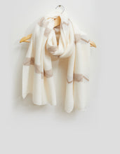 Load image into Gallery viewer, Stella + Gemma Zig Zag Scarf - Ivory
