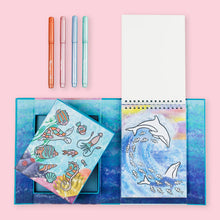 Load image into Gallery viewer, Tiger Tribe - Shimmer Colouring Set - Sea Life
