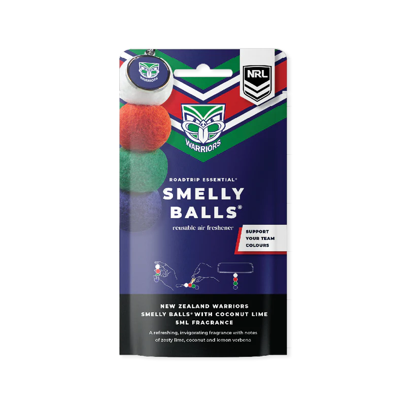 Smelly Balls Air Freshener - NZ Warriors Set - Coconut & Lime