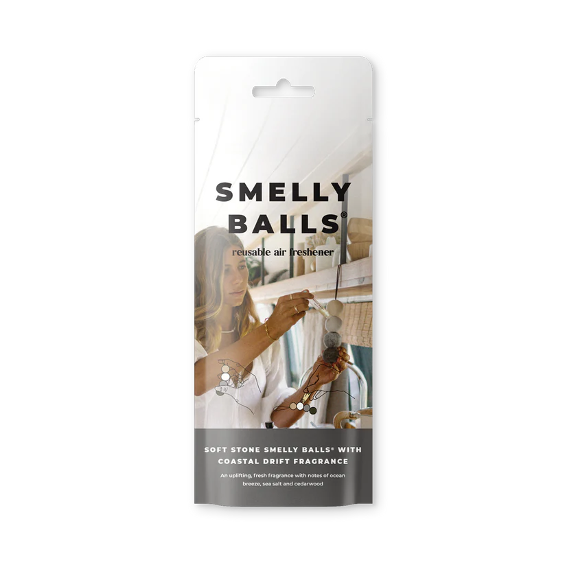 Smelly Balls Air Freshener - Soft Stone Home Set - Coastal Drift