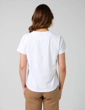 Load image into Gallery viewer, Stella + Gemma Ace T-Shirt - White Leopard Cross
