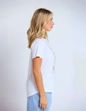 Load image into Gallery viewer, Stella + Gemma Ace Tee - White Postcards from Italy
