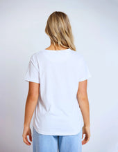 Load image into Gallery viewer, Stella + Gemma Ace Tee - White Postcards from Italy
