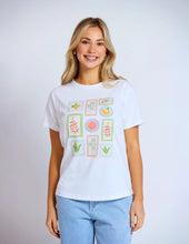 Load image into Gallery viewer, Stella + Gemma Ace Tee - White Postcards from Italy
