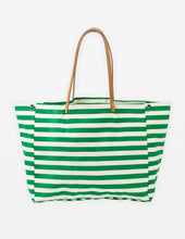Load image into Gallery viewer, Stella + Gemma Bodrum Tote - Green Stripe
