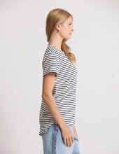 Load image into Gallery viewer, Stella + Gemma Classic Stripe Tee - Navy/White Stripe
