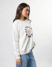 Load image into Gallery viewer, Stella + Gemma Classic Sweat - Cream Burgandy Rotation
