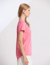 Load image into Gallery viewer, Stella + Gemma Classic Tee - Raspberry Embroidered S+G
