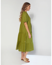 Load image into Gallery viewer, Stella + Gemma Corsica Dress - Fig
