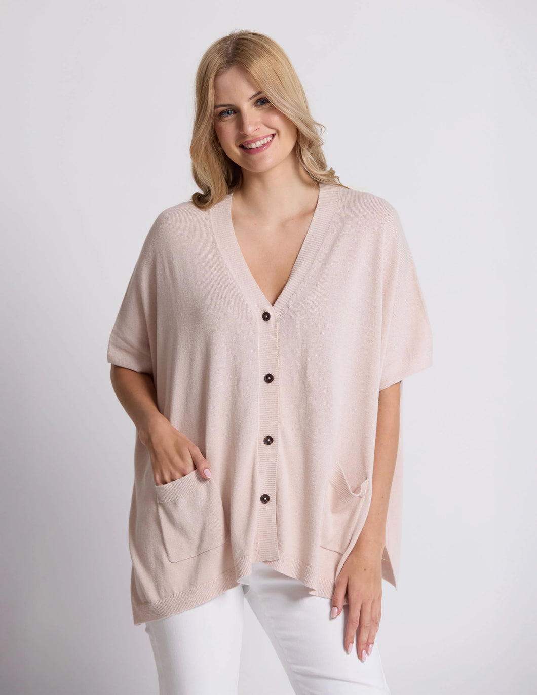 Stella + Gemma Elliot Cardigan - Sugar Almond