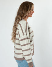 Load image into Gallery viewer, Stella + Gemma Greyson Cardi - Oat Stripe
