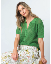 Load image into Gallery viewer, Stella + Gemma Holly Knit Top - Cress
