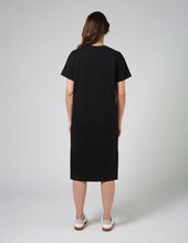 Load image into Gallery viewer, Stella + Gemma Maxi Tee Dress - Black Ibiza Bloom
