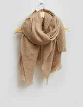 Load image into Gallery viewer, Stella + Gemma Scarf - Beige Lurex Thread
