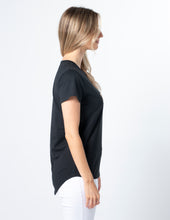 Load image into Gallery viewer, Stella + Gemma T-Shirt - Black Birds of a Feather Cross

