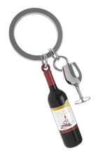 Load image into Gallery viewer, Metalmorphose Keychain - Wine Bottle
