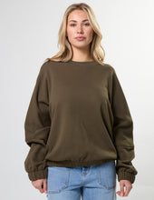 Load image into Gallery viewer, Stella + Gemma Bubble Sweat - Moss
