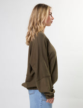 Load image into Gallery viewer, Stella + Gemma Bubble Sweat - Moss
