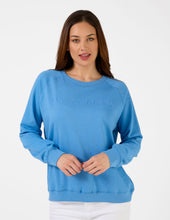 Load image into Gallery viewer, Stella + Gemma Sweater - Classic Sweater Logo - Sky
