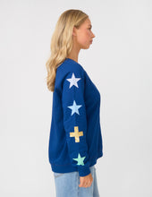 Load image into Gallery viewer, Stella + Gemma Classic Sweatshirt - Navy Star Crossed
