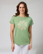 Load image into Gallery viewer, Stella + Gemma T-Shirt - Ibiza Bloom - Vintage Green
