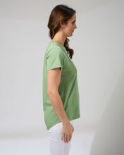 Load image into Gallery viewer, Stella + Gemma T-Shirt - Ibiza Bloom - Vintage Green
