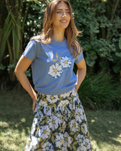 Load image into Gallery viewer, Stella + Gemma Classic T-Shirt - Monet&#39;s Garden - Denim

