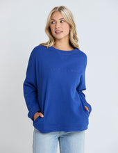 Load image into Gallery viewer, Stella + Gemma Newport Pocket Crew - Cobalt Blue
