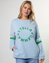 Load image into Gallery viewer, Stella + Gemma Newport Pocket Sweat - Sky Blue Rotation
