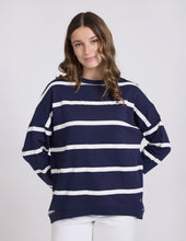 Load image into Gallery viewer, Stella + Gemma Newport Sweat - Navy Stripe
