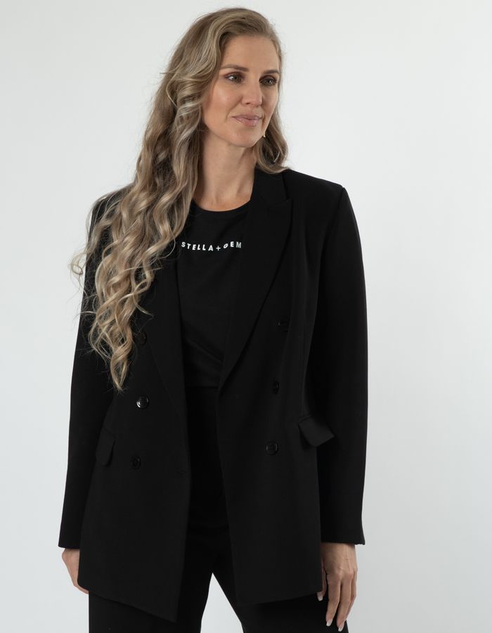 Stella + Gemma Pax Blazer - Black