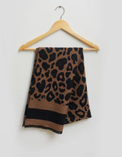 Load image into Gallery viewer, Stella + Gemma Scarf - Winter Leopard
