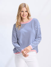 Load image into Gallery viewer, Stella + Gemma Street Jumper - Denim Stripe
