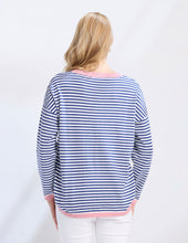Load image into Gallery viewer, Stella + Gemma Street Jumper - Denim Stripe
