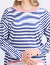 Load image into Gallery viewer, Stella + Gemma Street Jumper - Denim Stripe
