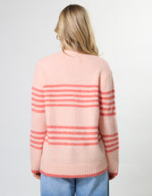 Load image into Gallery viewer, Stella + Gemma Stripe Cardigan - Canyon Rose
